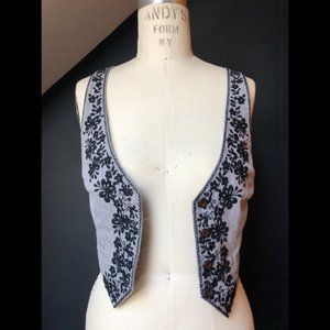Free People EMBROIDERED VEST